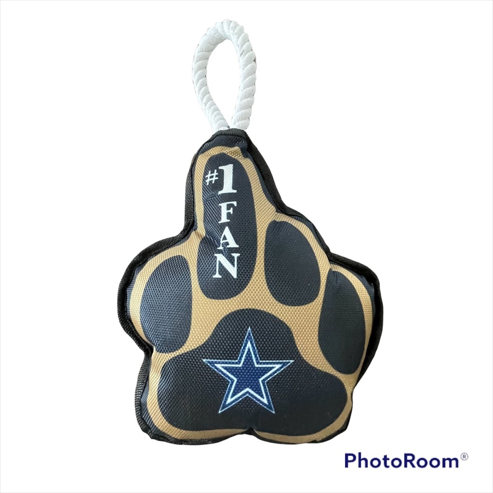 Dallas Cowboys #1 Fan Dog Toy